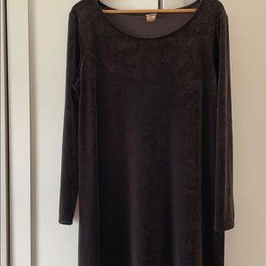 Eileen Fisher Floor Length Velvet Dress